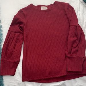 Joyfolie size 12 red long sleeve shirt